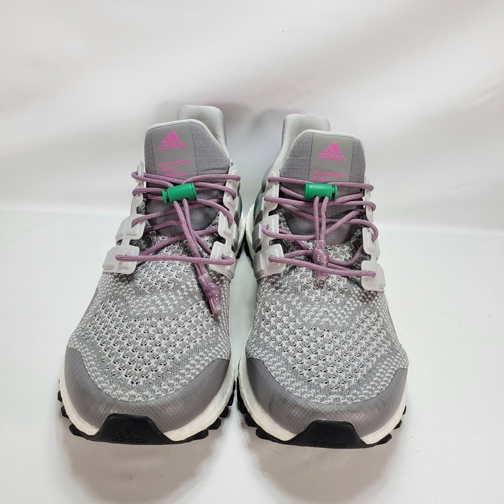 adidas Ultraboost 1.0 Gray Fuchsia Sz‎ 9 HR0071 Trail Running Shoes Excellent - Picture 2 of 7